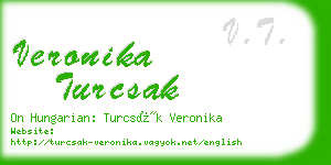 veronika turcsak business card